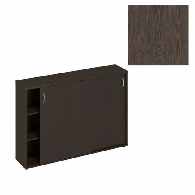 Шкаф-купе средний (для 2-х столов 80) Юнитекс А4 (164.4x36.4x112.8) А4 322 ВТ венге