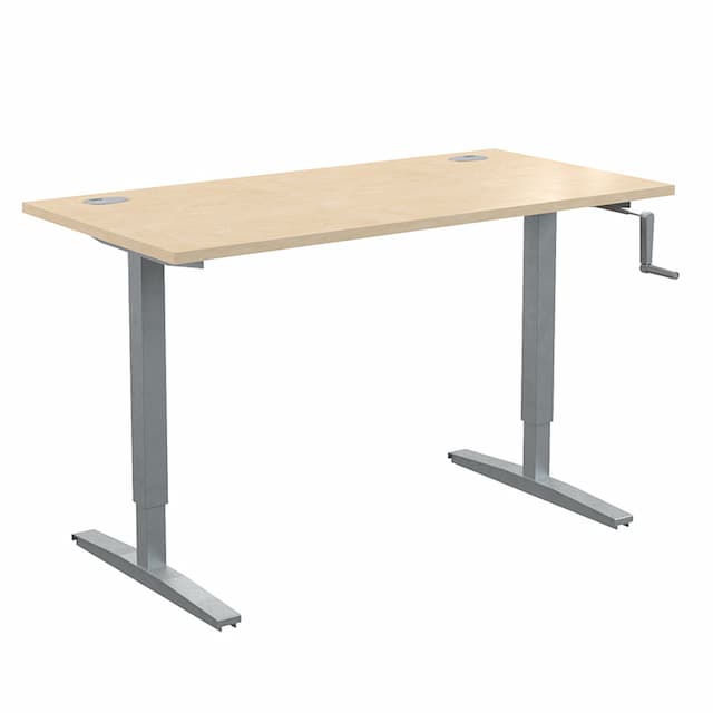 Стол письменный Skyland XTUP 147 бук тиара/серый 1400х700х750 XTEN-UP