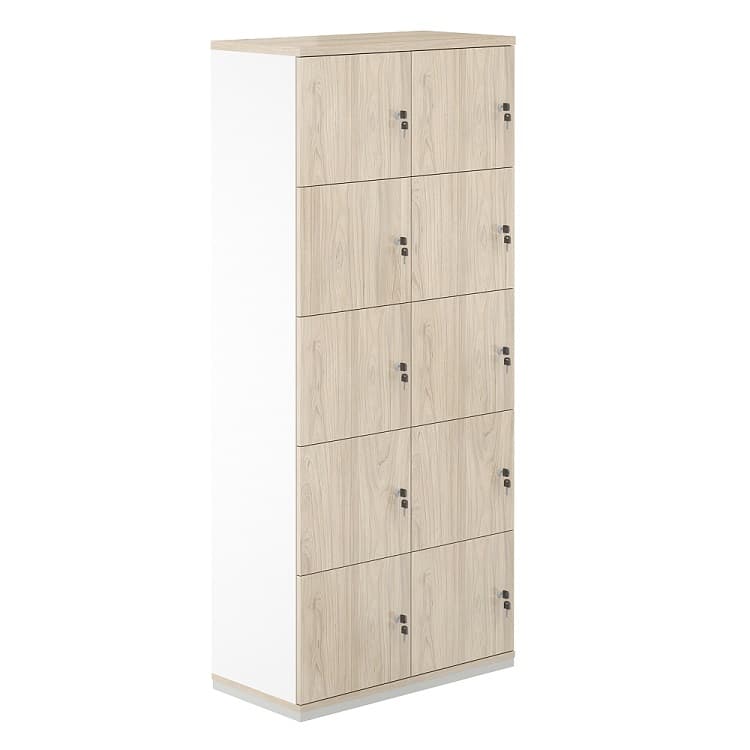 Шкаф-локер 10 ячеек Norden Allegro AG.234.WH.AR.AR