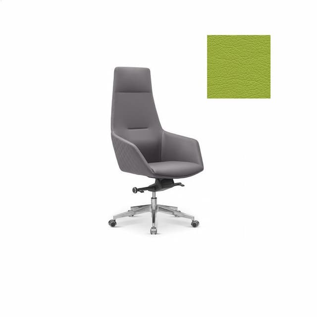 Кресло для руководителя Aurora Au/MX/CN1131 экокожа премиум / фисташковая