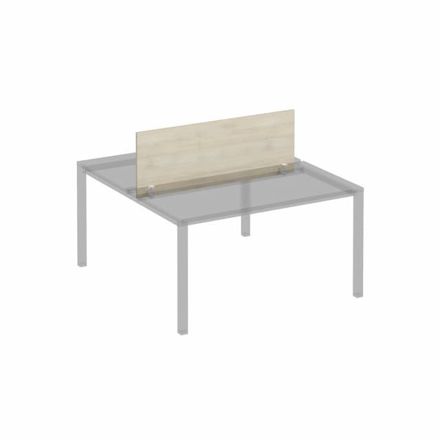 Экран для рабочей станции 140 на белом металлокаркасе Юнитекс Комфорт КФ К.Б 847 ДШ дуб шамони