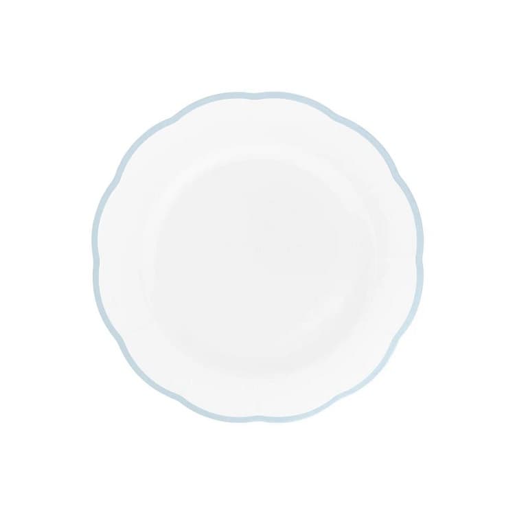 Тарелка с цветным кантом (голубой) Ø 16 см Bitossi Petalo PET00304 Bordo azzurro