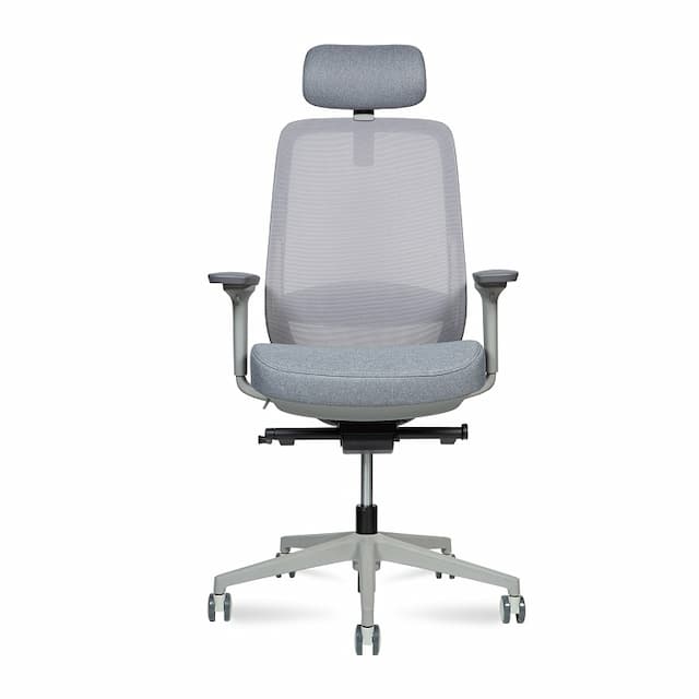 Кресло офисное Norden Room OL-AHS grey (серая сетка/серая ткань)