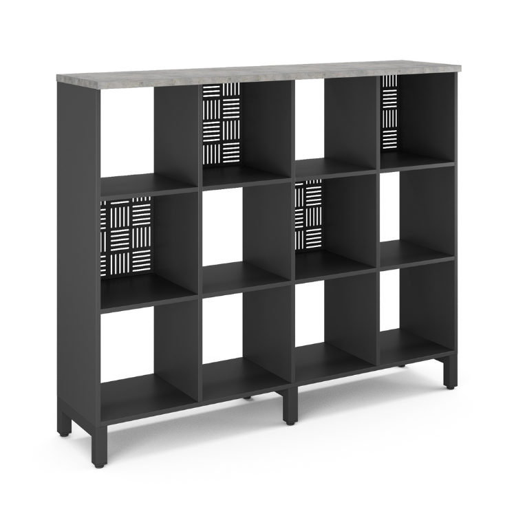 Стеллажная система SQ-3Х4 black/chicago