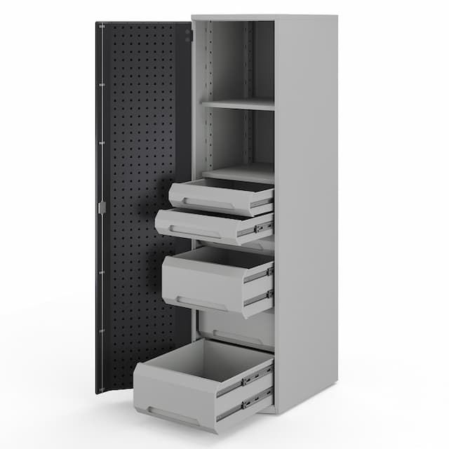 Шкаф металлический однодверный Kobor Expert MC/1-50/60 2S.33B