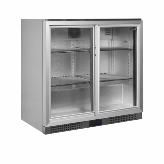 Шкаф холодильный со стеклом TEFCOLD BA26SS барный нержавеющий