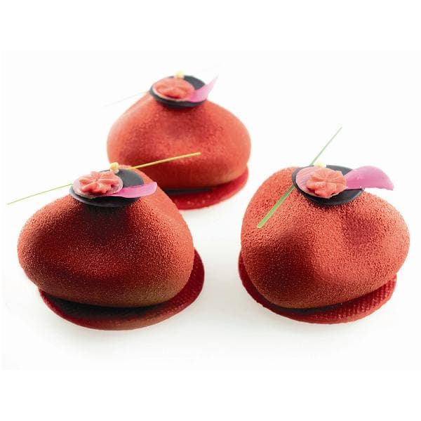 Форма силиконовая PAVONI PAVOFLEX для пирож. 3D "Натуральный" 69х68мм h52мм, 100мл, 12 ячеек