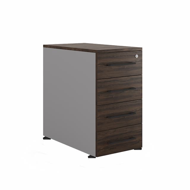 Тумба приставная Kobor TS4-40/60 aluminum/charlston