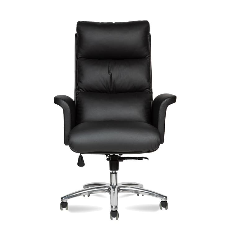 Кресло офисное Мирэй ВИП высокая спинка/хром (полированный алюминий)