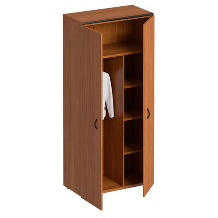 Шкаф для одежды с дополнением Юнитекс ДИН-Р (90x46.5x196.5) ДР 771 ОФ французский орех