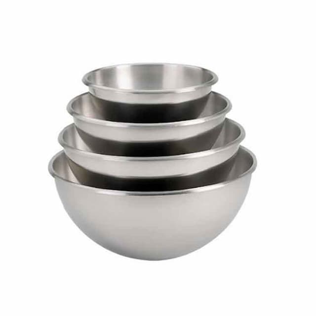 Миска полусферическая 1,0л d16см, без ручек, нерж.сталь DE BUYER 3372.16N