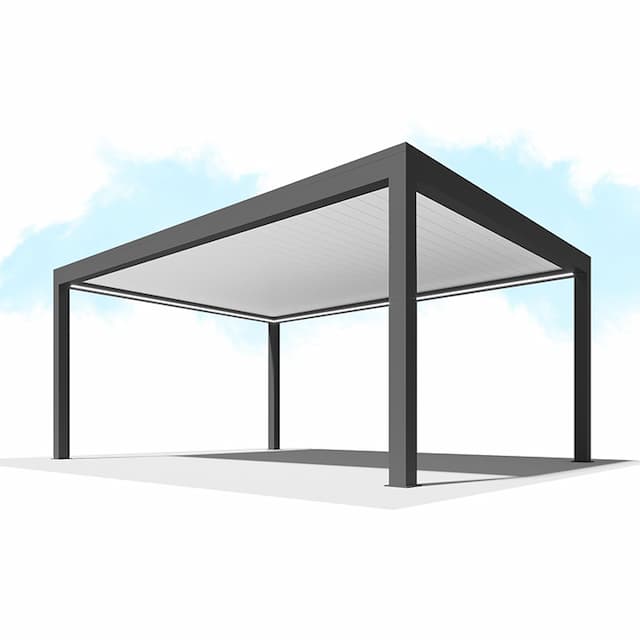 Пергола Сити-Форм Pergola В500-25П Bioclimatic с поворотными ламелями ЛАМЕЛЬ 250 X 53 (8,0х4,5) 1 модуль