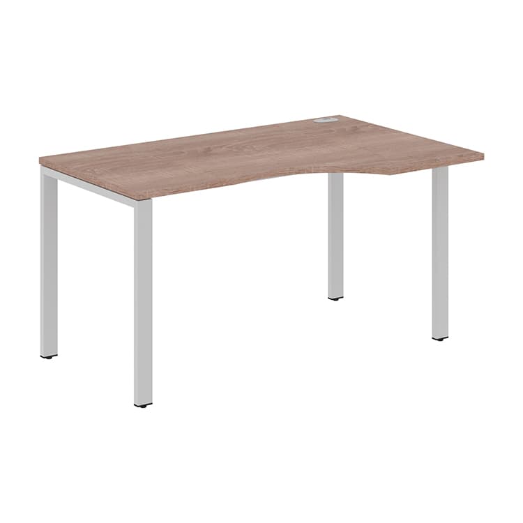 Стол эргономичный Skyland XS6CET 149(R) дуб сонома/серый 1400х900х750 XTEN-S60