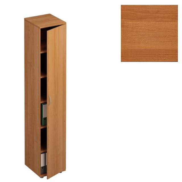 Шкаф для документов узкий Юнитекс Формула (41x45x219) ФР 382 ОЕ ольха европейская