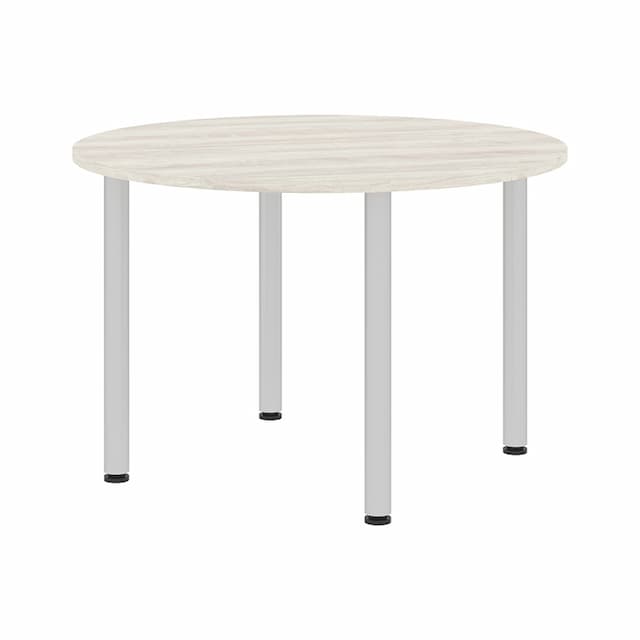 Конференц-стол круглый Skyland XRT 120 Сосна Эдмонт/Алюминий 1200х1200х750 XTEN