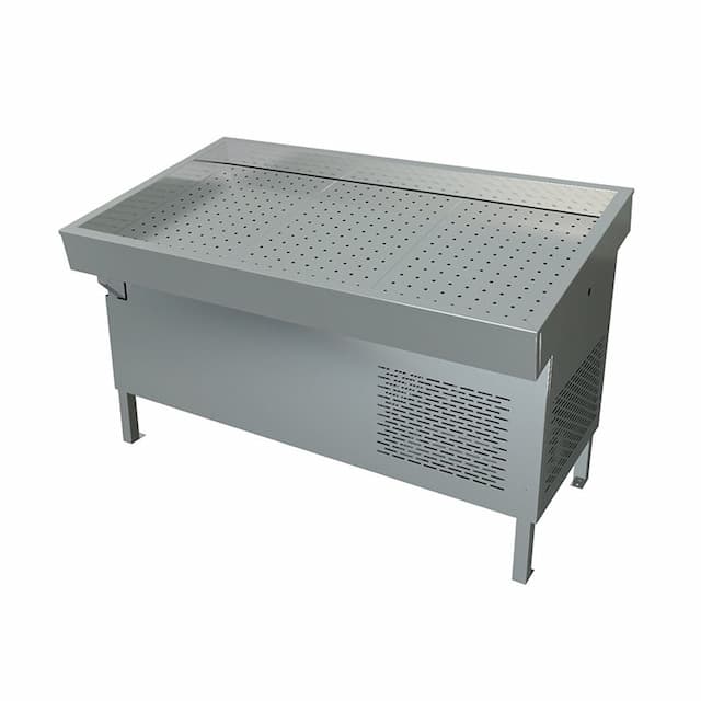 Прилавок холодильный "Рыба на льду" Марихолодмаш ПХС-1,55/0,85