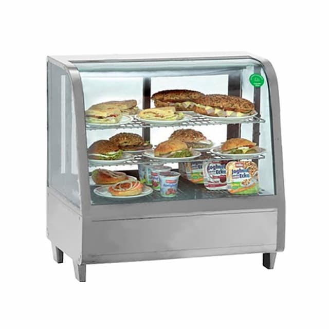 Витрина холодильная Koreco RTW100L серебро