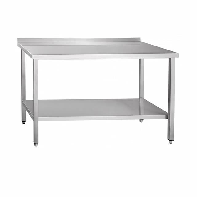Стол производственный Abat СПРП-6-5 (столешница-нерж., каркас с полкой-нерж.)