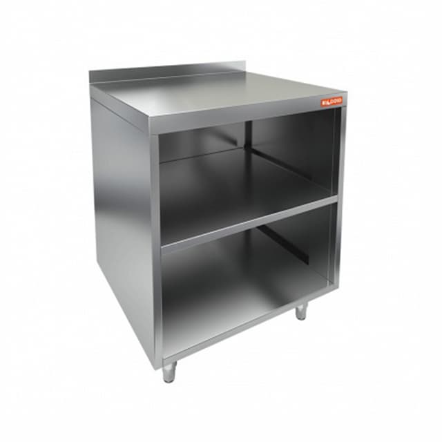 Стол открытый с полкой, с бортом Hicold НБМСО-6/2,5БП