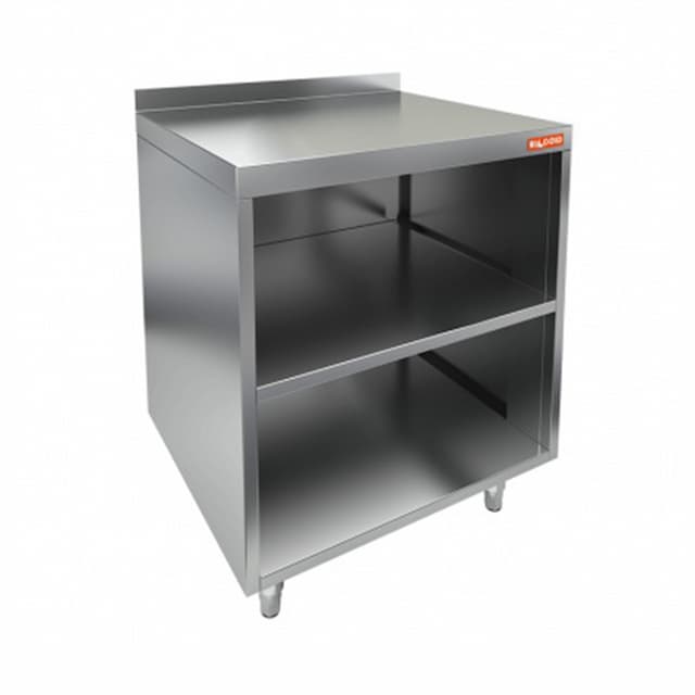 Стол открытый с полкой и бортом Hicold НБМСО-11/5БП