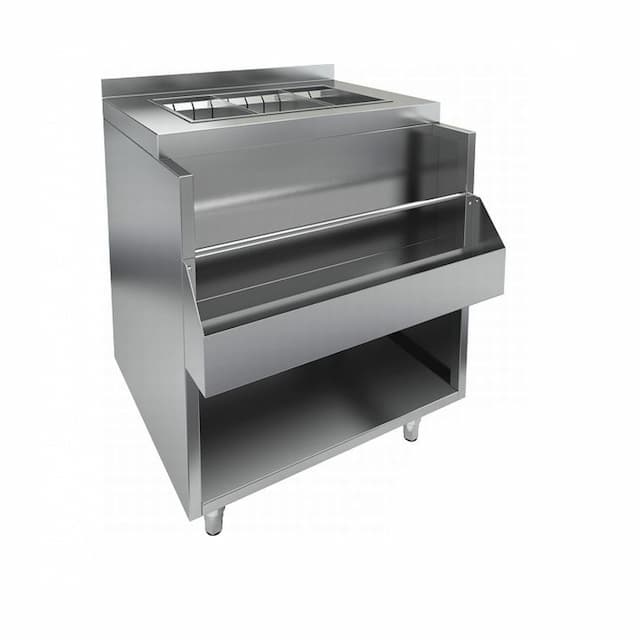 Барная станция с бортом и дополнительным карманом Hicold НБМВЛ-8/7БК