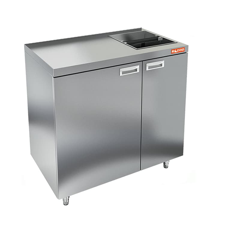 Стол для кофемашин с отверстием Hicold НБМКМО-10/6