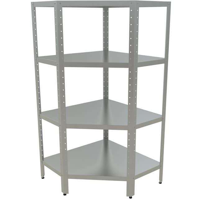 Стеллаж кухонный угловой КОБОР СКУ-6/4-80/100/430