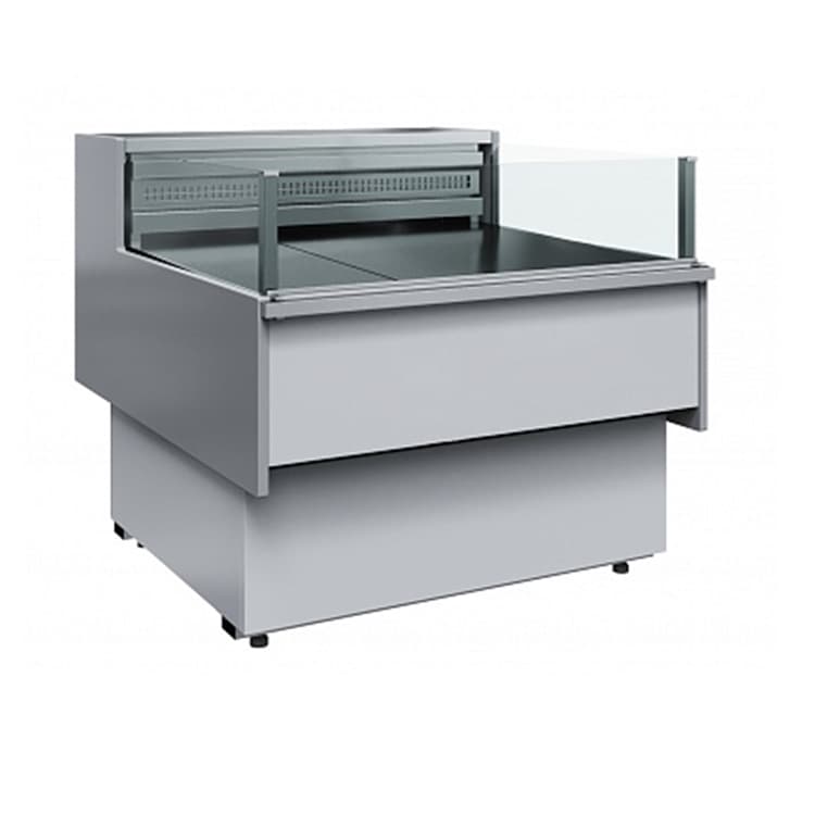 Витрина холодильная Полюс BAVARIA 2 GC110 VM 1,25-2 (с боковинами, динамика, открытая) 0011-9006