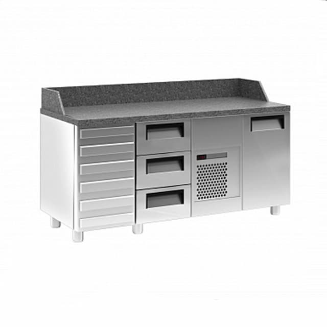 Стол холодильный Полюс 700 PIZZA ONE SIDE T70 M3pizza-1 0430