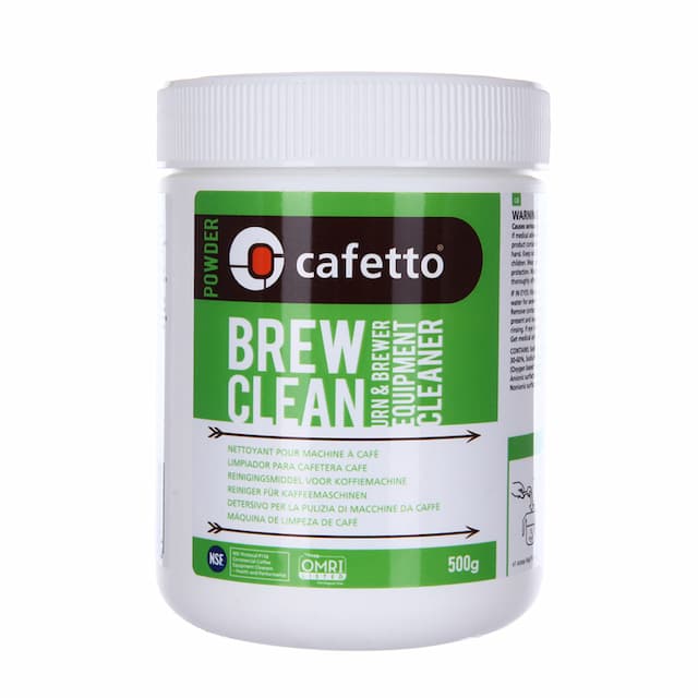 Средство для чистки фильтровых кофемашин Cafetto Brew Clean Powder, 500г, органик.