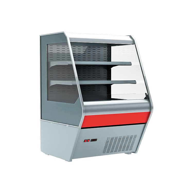 Горка холодильная Carboma F 13-07 VM 1,3-2 (1260/700 ВХСп-1,3) (стеклопакет)